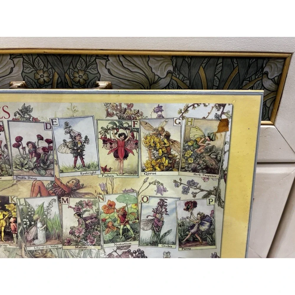Set Of 3 Vintage Sealed Flower Fairies Jigsaw Puzzles By Cicely Mary Barker